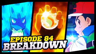 Ash \& Lucario's NEW BUSTED AURA POWER! MEGA EVOLUTION Obtained! | Pokémon Journeys Episode 84