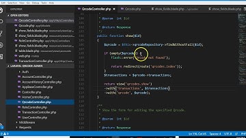 QRCode tutorial   62   payments   add profile menu - Laravel 5.6 full project course