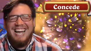 If my viewers make me laugh, I concede my Hearthstone game screenshot 5