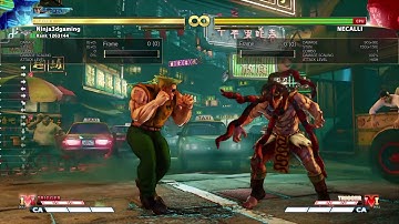 Street Fighter V: "Guile Combo Training (V-Trigger, Trials Vol 1, 2)"