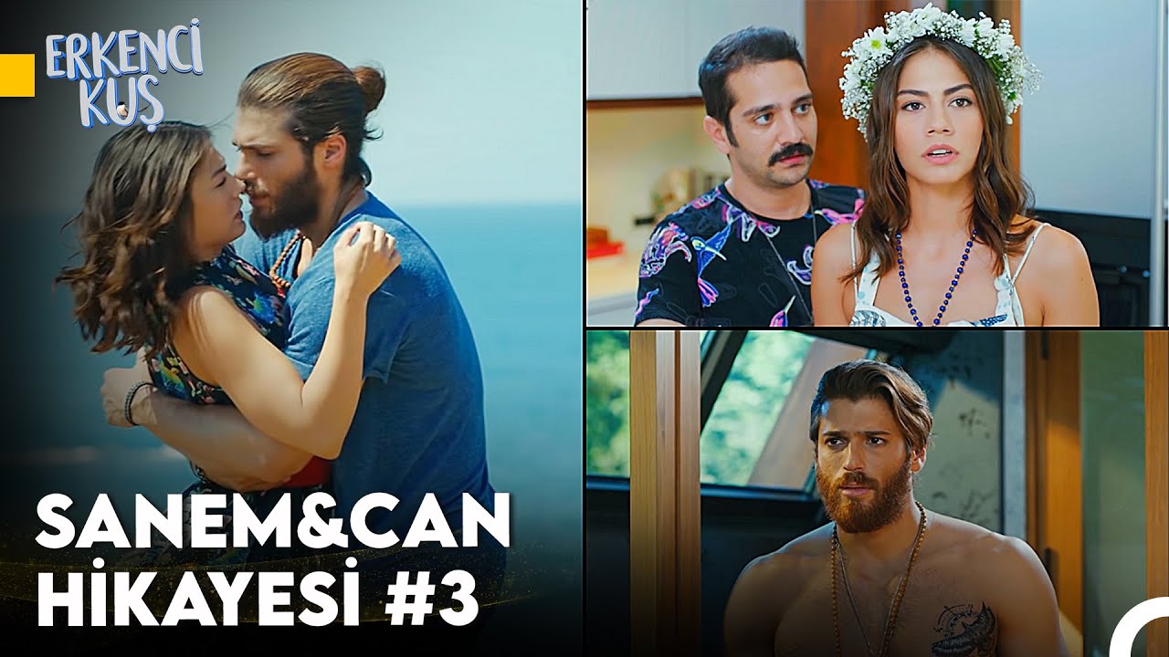 Erkenci Kuş 3 Bölüm Can Sanem Tüm Sahneleri Youtube 