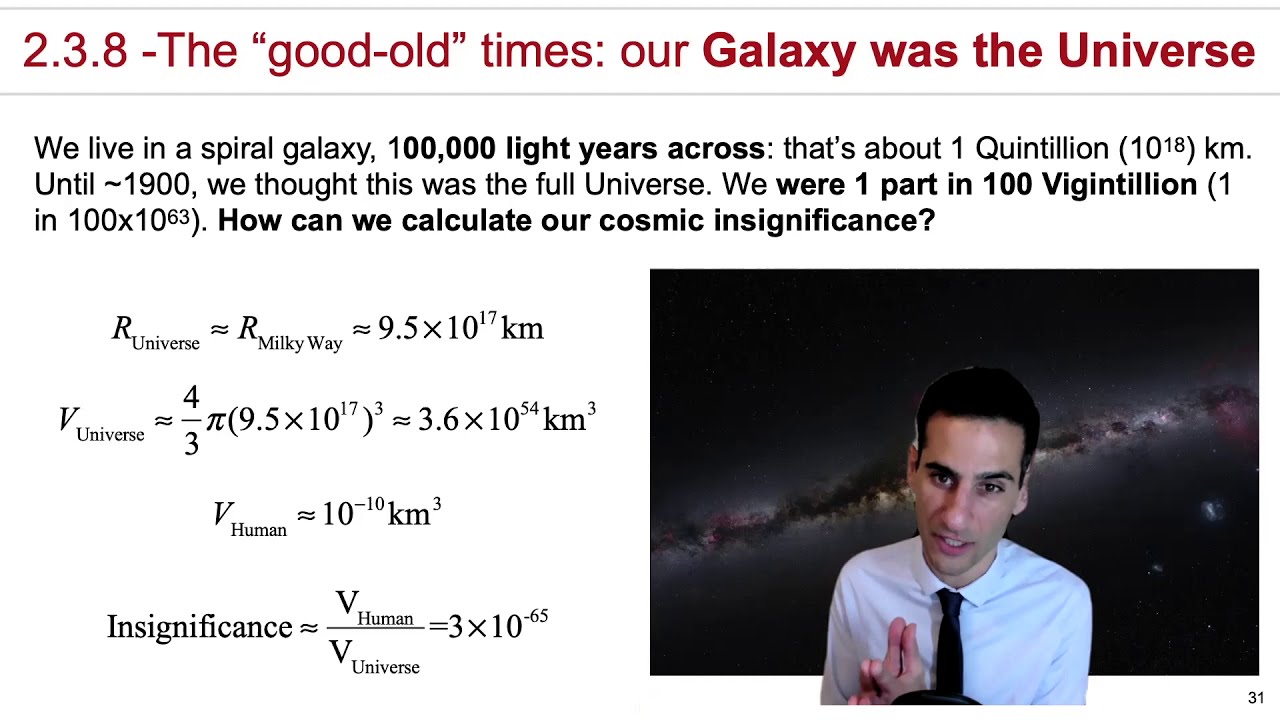 2.3.8-2.5 - Cosmic Insignificance update, the Astronomy Distance ladder ...
