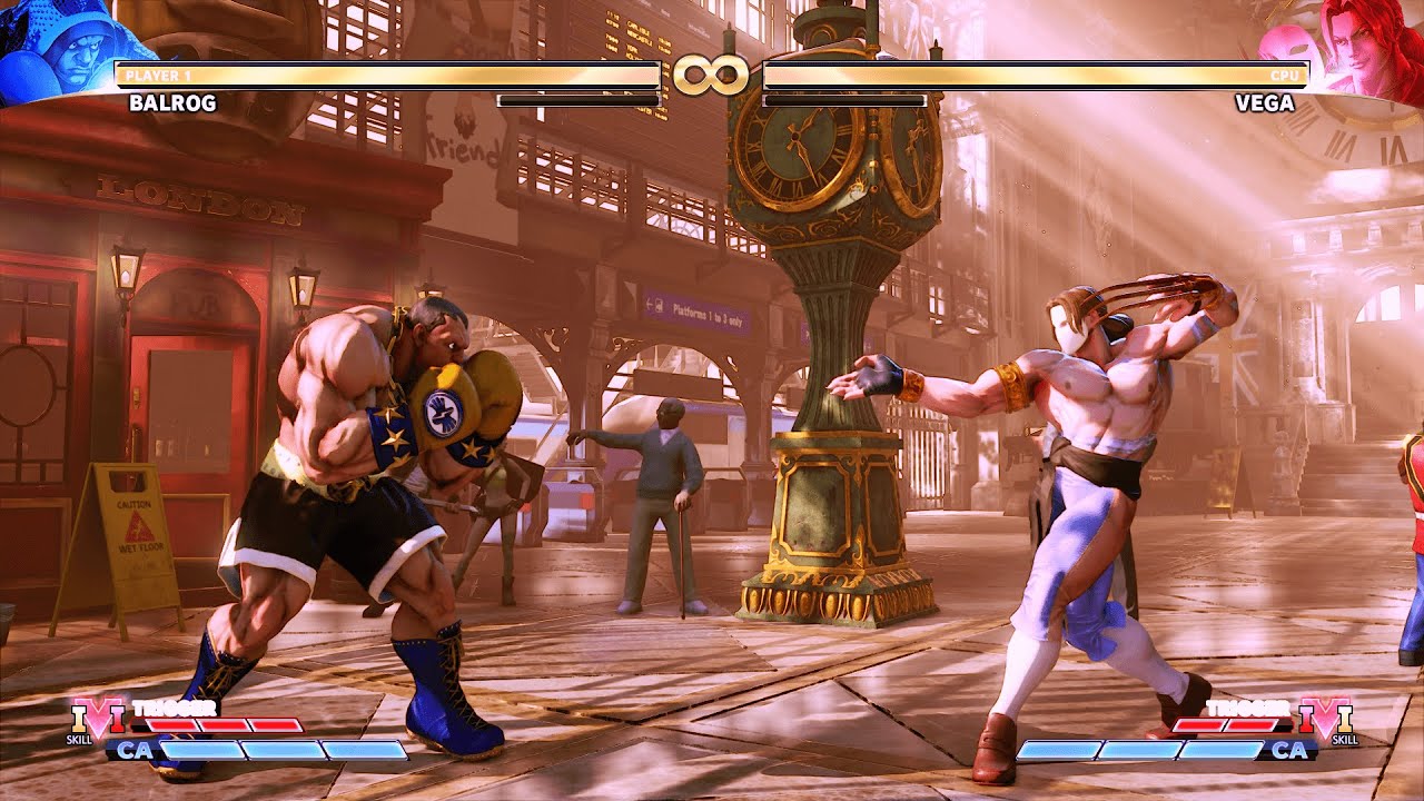 Балрог против Веги (самый сложный уровень) - Street Fighter 5. | Эпическая битва