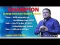 Rev.Zaw Ling Aung Sunday Night Sermon (One Champion )  2018