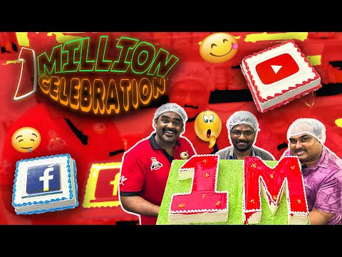 1Million Celebration-கு இவ்ளோ பெரிய கேக் ஆ! | WFT Vlog