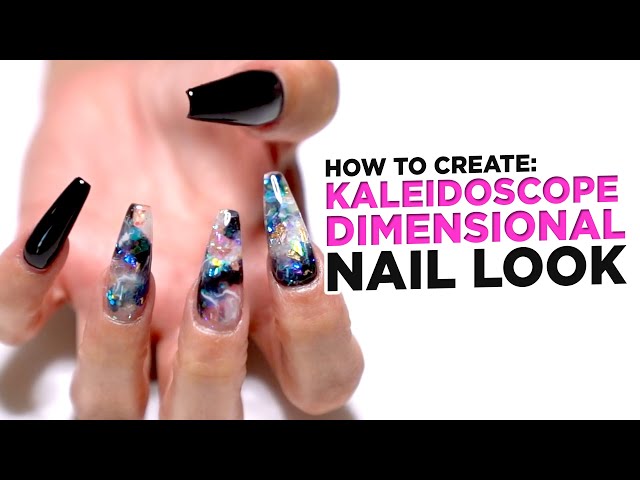 How to Create:  Kaleidoscope Dimensional Nail Design