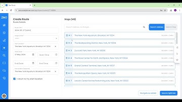How to rearrange added stops without using drag and drop on Zeo Route Planner ?