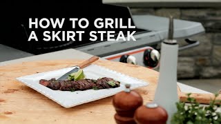 How to Grill a Skirt Steak: In the Kitchen with David Venable