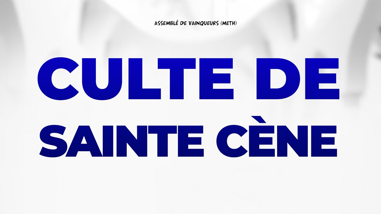 CULTE DE SAINTE-CÈNE/6/7/25/Rev Joseph-Calvin TSESSIDE