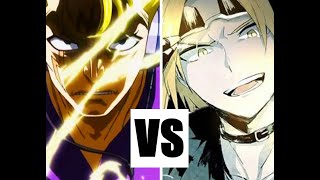 Laxus vs Denki  (Fairy Tail vs My Hero Academia) lightning base characters