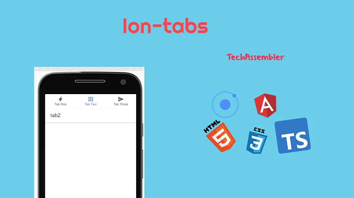 Ionic 5 - 23 Ion-tabs (in detail)