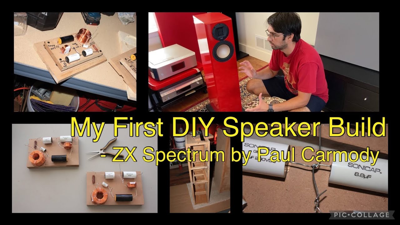 First DIY Speaker Build ZX Spectrum Desing by Paul Carmody