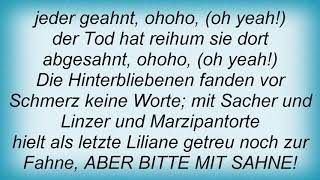 Sodom - Aber Bitte Mit Sahne Lyrics