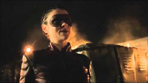 The Flash 2x16 Trajectory lightning turns Zoom blue