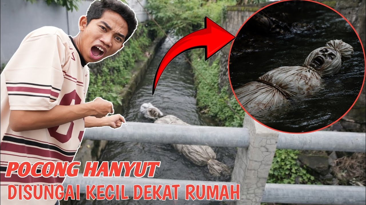 MISTERI! ADA POCONG YG HANYUT DISUNGAI DEKAT RUMAHKU?SER3M BANGET😱 | Mikael TubeHD