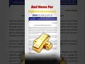Bad news For Digital Gold Investors #goldetf