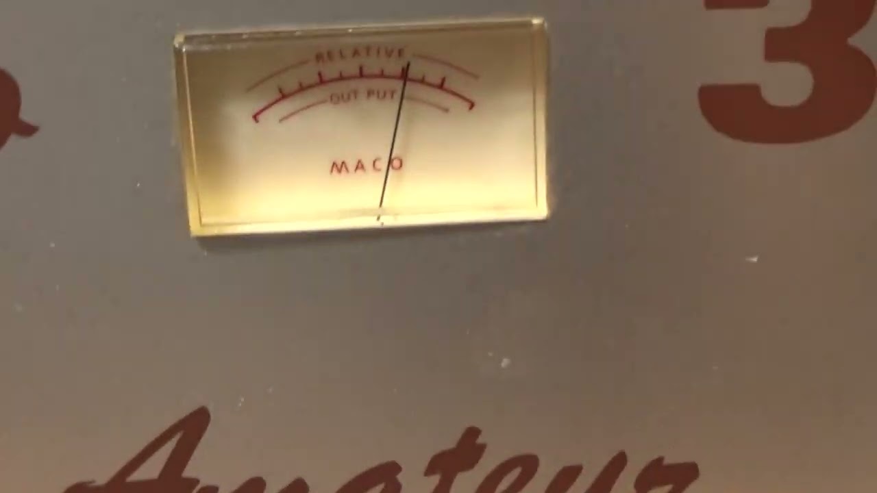 Maco 300 on the bench, recapped, not smoking, on a dummy load