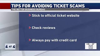 Fans urged to be aware of scams when purchasing tickets for concerts, games