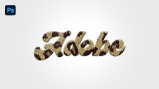 Photoshop Furry Text Tutorial  Quick Photoshop Tutorial