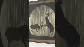 String and Pin Art Craft - Pin and Thread Work - My Art Work #shorts #art #diy #craft #viral