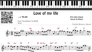 LOVE of MY LIFE Cifra - Queen (Com Vídeo-Aula) - CIFRAS