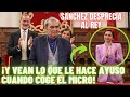 AYUSO APALEA a SÁNCHEZ por su TRAICIÓN al REY en el Premio Cervantes ¡Y EL PÚBLICO APLAUDE EUFÓRICO!