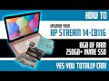 Upgrade HP Stream 14-CB116