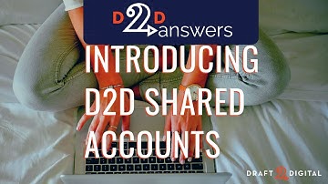 D2D Shared Accounts