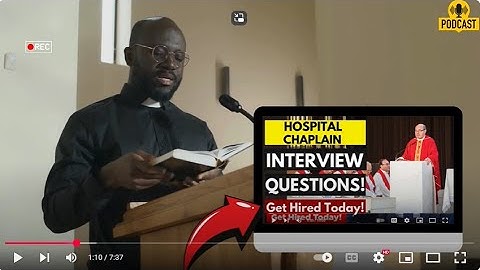 Hospital Chaplain Interview Questions and Answers | How To Ace Your Interview Successfully