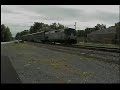 Amtrak Train 22 Texas Eagle North UP Villa Grove Sub Crete IL W/ Horn Salute