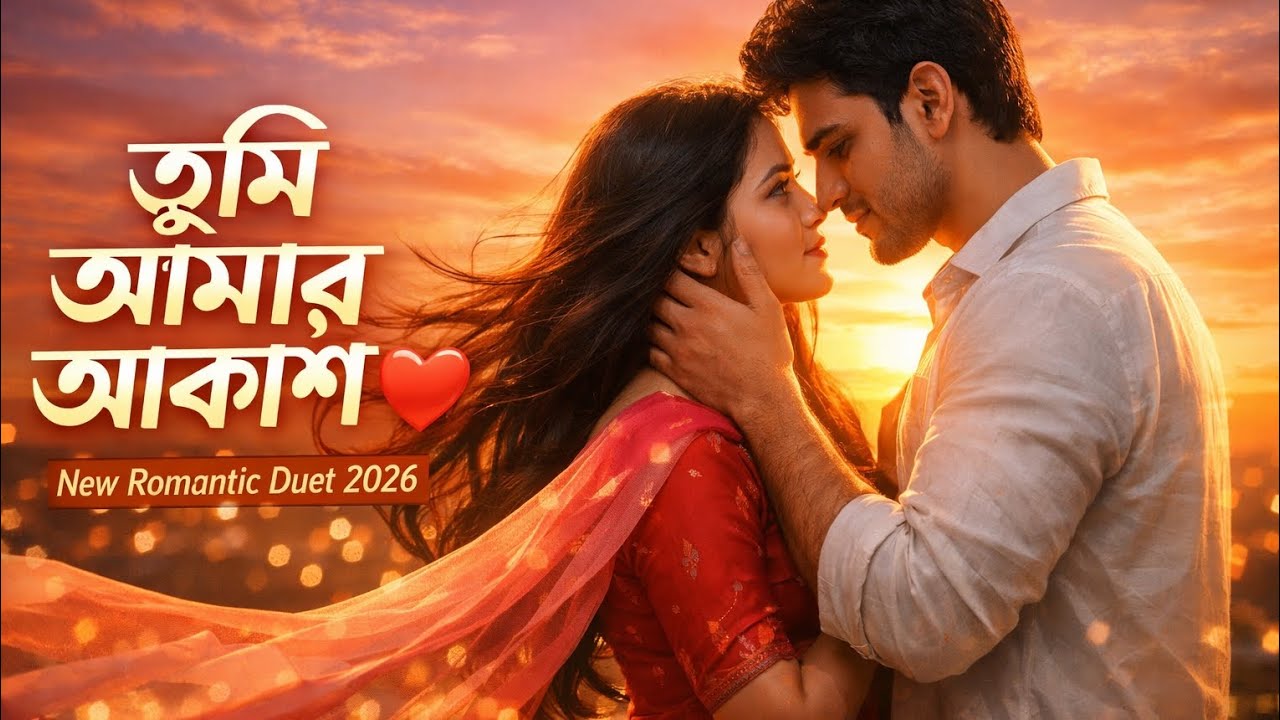 তুমি আমার আকাশ ❤️ | New Bengali Romantic Song 2026 | Ai voice | Mon Pakhi Studio