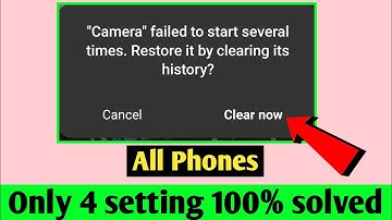camera failed to start several times. restore it by clearing history oppo | camera failed | 2025 📸