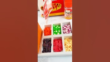 DIY Mini Slime Pizza Maker Factory Satisfying Video ASMR! 🍕 #shorts #fidgets #asmr