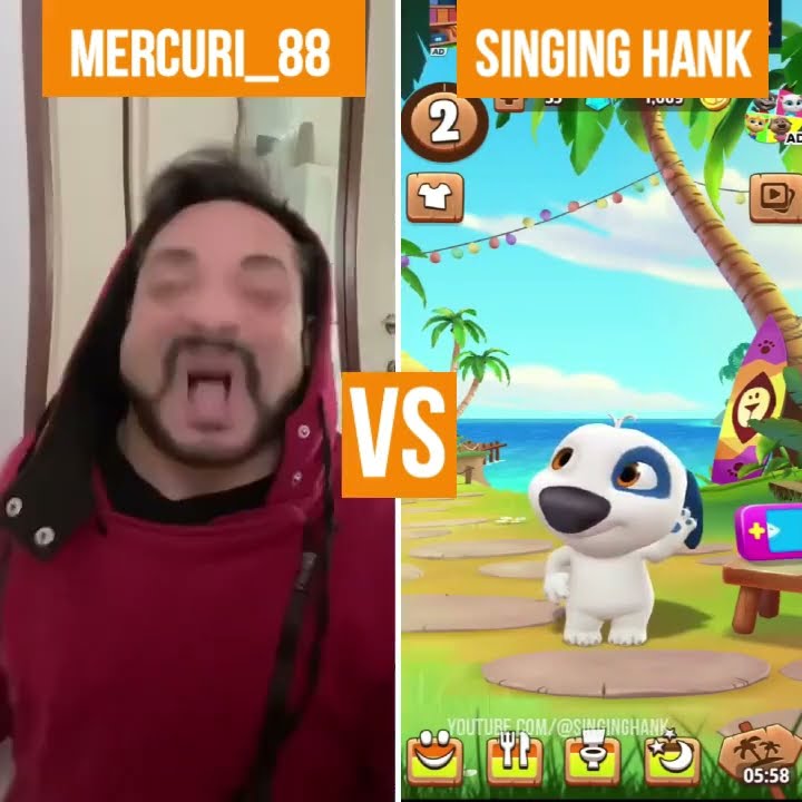 Mercuri 88 VS Singing Hank (Talking to the Moon) #shorts