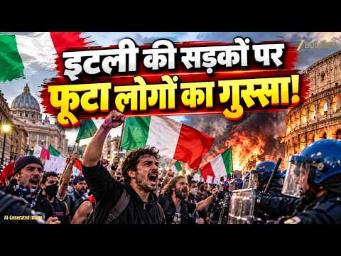 Italy Protest: महंगाई के खिलाफ सड़कों पर फूटा लोगों का गुस्सा! कई शहरों में बवाल