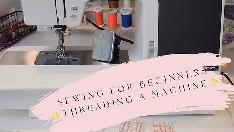 Threading a sewing machine - Pfaff passport 2.0