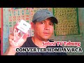 Cara Pasang Converter HDMI TO AV Di TV Tabung