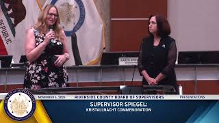 Kristallnacht Commemmoration, Riverside County Board of Supervisors Meeting (11-4-25)