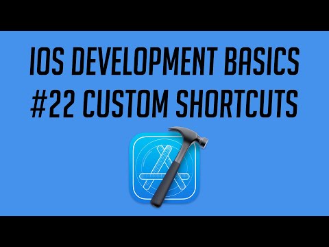 iOS Development, #22: Custom Keyboard Shortcuts