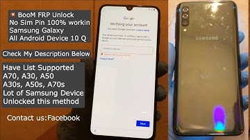 All SAMSUNG 2020 FRP/Google Lock Bypass Android 10 Q WITHOUT PC - NO SIM PIN- METHOD-2 #Exclusive_DM