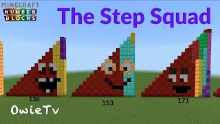 Step Numbers Song - The Step Squad  | Skip Counting Songs for Kids | Minecraft Numberblocks Counting