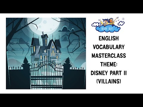 English Vocabulary Masterclass | Disney Part II | Villains | Episode 31 | Brainy Brats