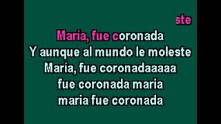 MARIA FUE CORONADA CUMBIA KARAOKE