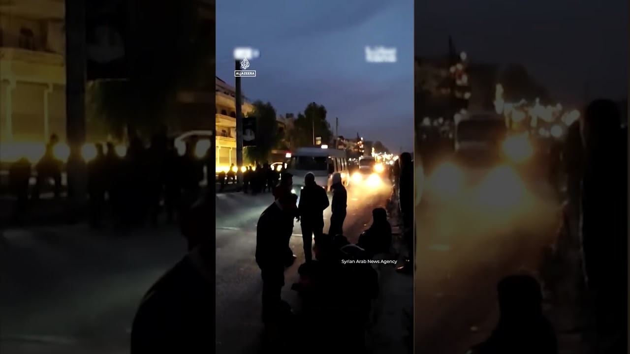 اندلعت اشتباكات دامية في حلب بين الجيش السوري وقوات سوريا الديمقراطية بقيادة الأكراد | AJ #shorts
