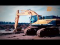 Видео из карьера ! 50 тонный экскаватор-монстр HYUNDAI R520LC 9S