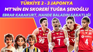 Türkiye 2 - 3 Japonya, Filenin Sultanları İlk Maçına Çıktı, En Skorer Tuğba Şenoğlu | Volley Arena