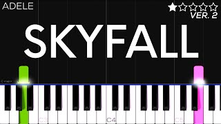 Adele  Skyfall | EASY Piano Tutorial