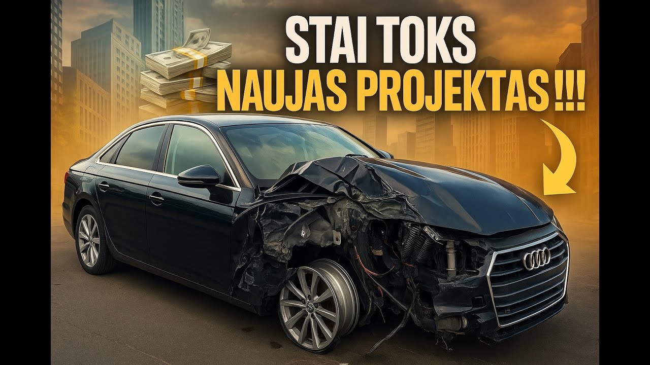 SUDUŽĘS AUDI – AR DAR YRA VILTIES?! | Naujas projektas startuoja!