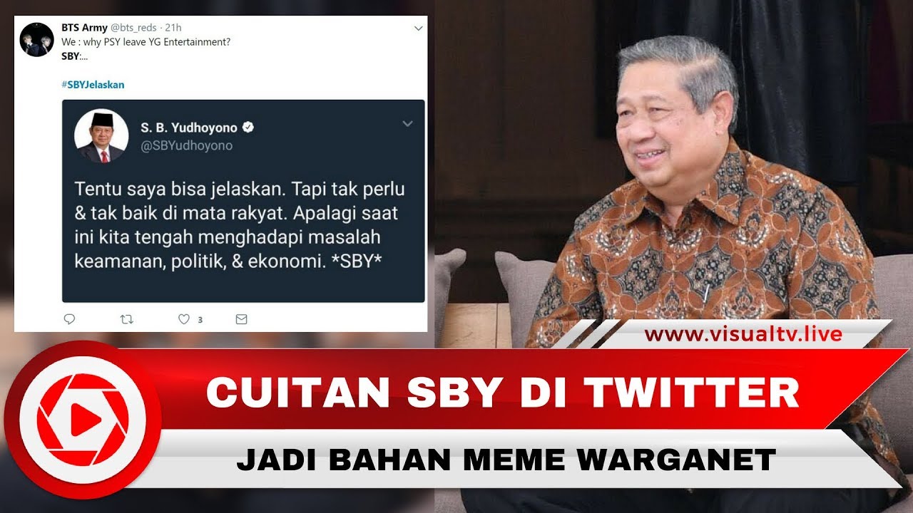 Cuitan SBY Jelaskan Jadi Bahan Meme Kocak Warganet YouTube