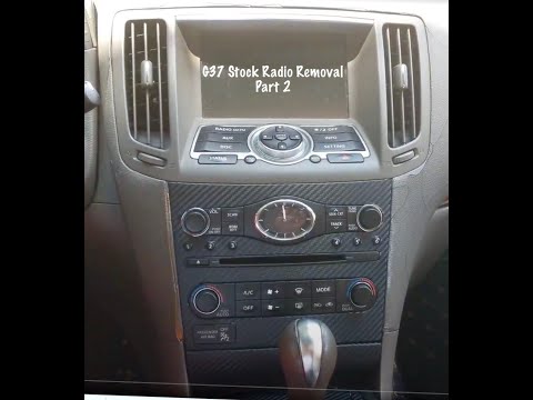 G37 Stock Radio Removal (Phoenix Radio Install Prep!)